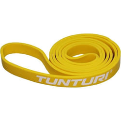 Bande de force TUNTURI Powerband léger pour musculation jaune - Accessoires Fitness / Musculation