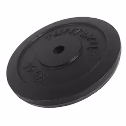 Tunturi 14TUSCL097, Standard, Disque de poids en fonte, 10 kg, Noir, Rond, 29,1 cm