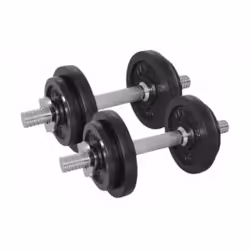 Tunturi Dumbbellset, Noir, 20 g, 1 pièce(s)