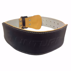 Tunturi 14TUSCL278, Ceintures d’haltérophilie, Adulte, Unisexe, Beige, Noir, Cuir, Fixation mécanique