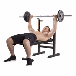 Tunturi WB20 Banc de musculation ajustable Dossier réglable Maison Noir