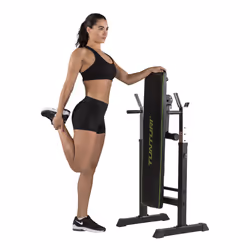 Tunturi WB20 Banc de musculation ajustable Dossier réglable Maison Noir
