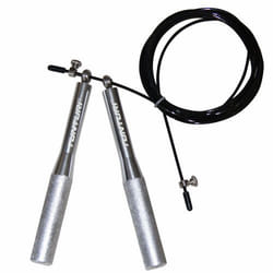 Tunturi 14TUSCF099 corde à sauter Noir, Acier inoxydable