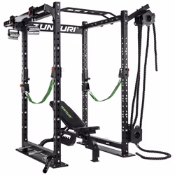 Tunturi 18TSUB9000 banc de musculation Banc de musculation ajustable Dossier réglable Siège ajustable Gym, Maison Noir - Vue supplémentaire 3
