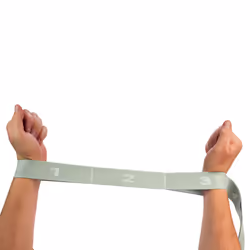 Tunturi 14TUSYO051 bande d'exercice Coton, Polyester Gris
