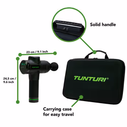 Tunturi 14TUSYO059 masseur Universel Noir, Vert