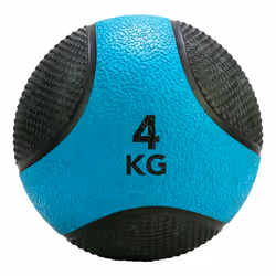 Tunturi 14TUSCL404 ballon médical 4 kg Noir, Bleu