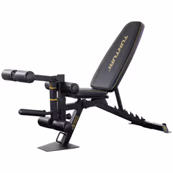 Tunturi UB100, Banc de musculation ajustable, 200 kg, Maison, 150 kg, Noir, 600 mm