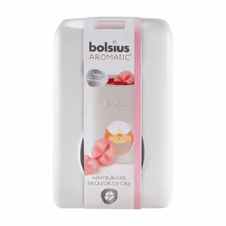 Bolsius Aromatic Brûleur Carré Blanc