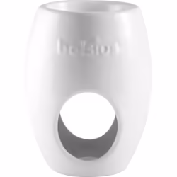 Bolsius Aromatic Brûleur Ellips Blanc, Terre cuite / lampe aromatique, Vitrocéramique, Blanc, Cylindre, Sol, Drain, Table, fe ...