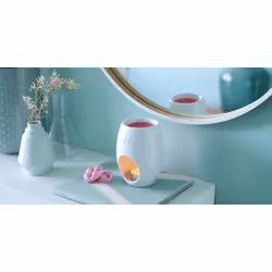 Bolsius Aromatic Brûleur Ellips Blanc
