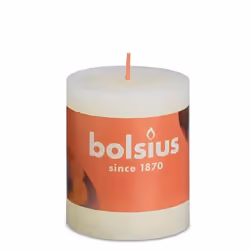 Bolsius Rustiko Shine, Cylindre, Crème, 32 h, 1 pièce(s)
