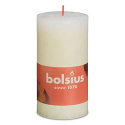 Bolsius Rustiko Shine bougie en cire Cylindre Crème 1 pièce(s)
