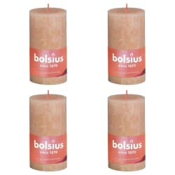 Bolsius Bougies Pilier Shine - Rose