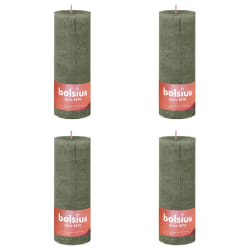 Bolsius Bougies Pilier Vert Olive