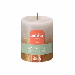 Bolsius E103668637121, Cylindre, Gris, 35 h, 1 pièce(s)