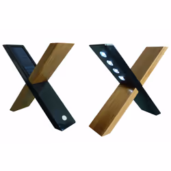 Powerplus Sphynx, Noir, Bois, 4 ampoule(s), LED, Solaire