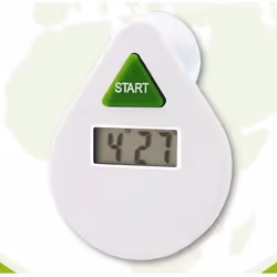 LCD EcoSavers Blanc 5 Minutes Chute numérique Douche Coach Minuteur économiseur deau