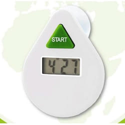 LCD EcoSavers Blanc 5 Minutes Chute numérique Douche Coach Minuteur économiseur deau