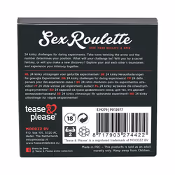 Tease and Please Sex Roulette Kinky Roue Wartenberg unisexe NL EN DE FR ES SE IT PL RU NO