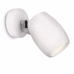 Philips myLiving Applique murale 580153116, Surface, 1 ampoule(s), GU10, 2700 K, IP20, Blanc