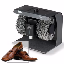 Cireuse à chaussures électrique - Trebs - 99216 - 2 brosses de lustrage - 90 Watt