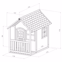 AXI Classic Maison Alex Marron/vert - Vue supplémentaire 22