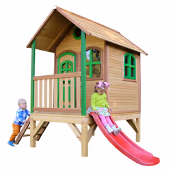 AXI Classic Maison Tom Marron/vert - Toboggan Rouge - Vue supplémentaire 6