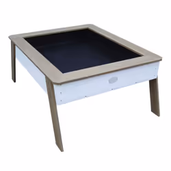 AXI Linda Sand & Growing Table Brown/white, Bac à sable, Extérieure, 3 an(s), Bois, Marron, Blanc, 16,7 kg