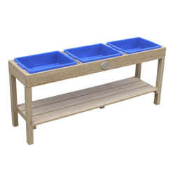 AXI Activities Table with 3 bins Natural Brown