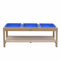 AXI Activities Table with 3 bins Natural Brown
