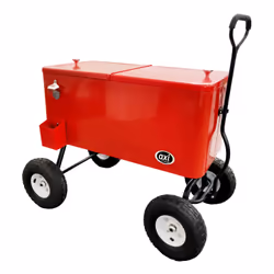 AXI Beachwagon Cooler Red, Noir, Rouge, Métal, Plastique, Polyuréthane (PU), 4 roue(s), Acier inoxydable, Chine