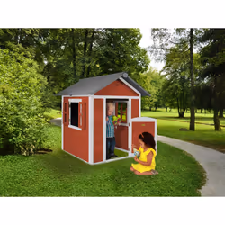 AXI Lodge Playhouse Scandinavian Red - Vue supplémentaire 4