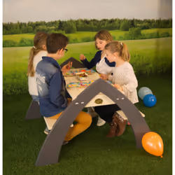 AXI Table picnic Kylo XL Gris/blanc