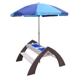 AXI Table picnic sable et eau Delta Gris/blanc