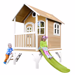 AXI Classic Tom Maisonnette marron/blanc - Toboggan Vert Citron - Vue supplémentaire 6