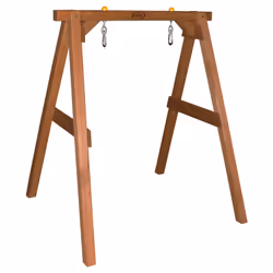 AXI Portique bébé avec siège, marron