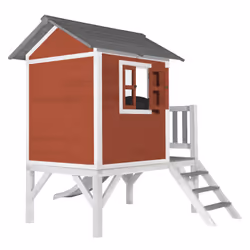 AXI Beach Lodge XL Playhouse Scandinavian Red - Toboggan Blanc