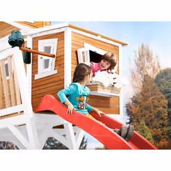 AXI Crooked Max Maisonnette, marron/blanc - Toboggan Rouge - Vue supplémentaire 8