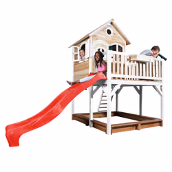AXI Classic Liam Maisonnette, marron/blanc - Toboggan Rouge - Vue supplémentaire 5