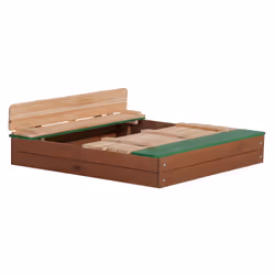 AXI Bac à sable avec bancs Ella XL Marron/vert