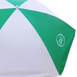 AXI Nick Table Picnic marron - avec Parasol vert/ blanc - Vue supplémentaire 7