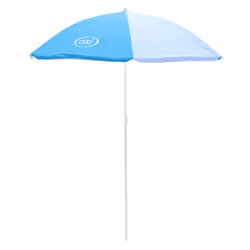 AXI Nick Table Picnic marron/blanc - avec Parasol bleu/ blanc - Vue supplémentaire 8