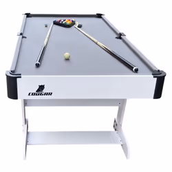 Cougar Hustle XL folding Pool Table White/grey - Vue supplémentaire 5