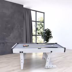 Cougar Hustle XL folding Pool Table White/grey - Vue supplémentaire 9