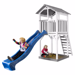 AXI Beach Tower gris/blanc - Toboggan Bleu