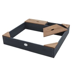 AXI Amy Sandbox with storage and bench Anthracite/brown