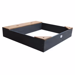 AXI Amy Sandbox with storage and bench Anthracite/brown - Vue supplémentaire 3