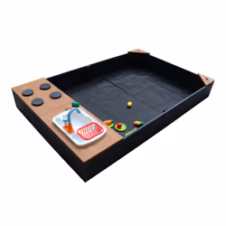 AXI Kelly Sandbox with kitchenette Anthracite/brown