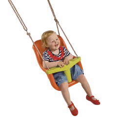 AXI Baby swing seat orange/lime green